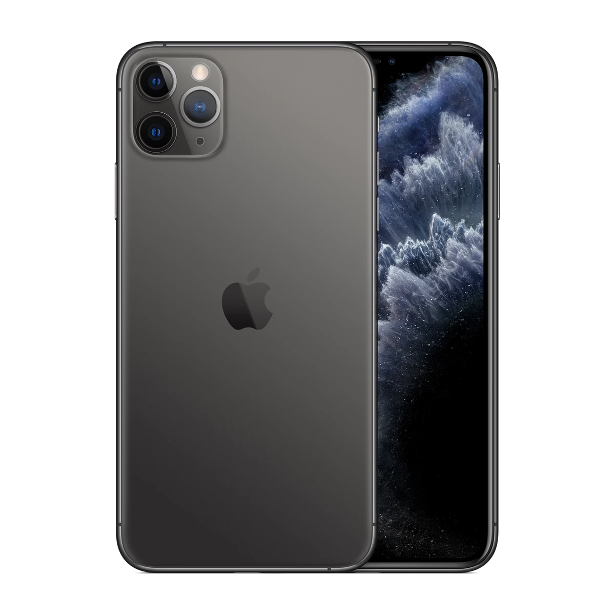 iPhone 11 Pro Max in Space Gray, exact-finish product view