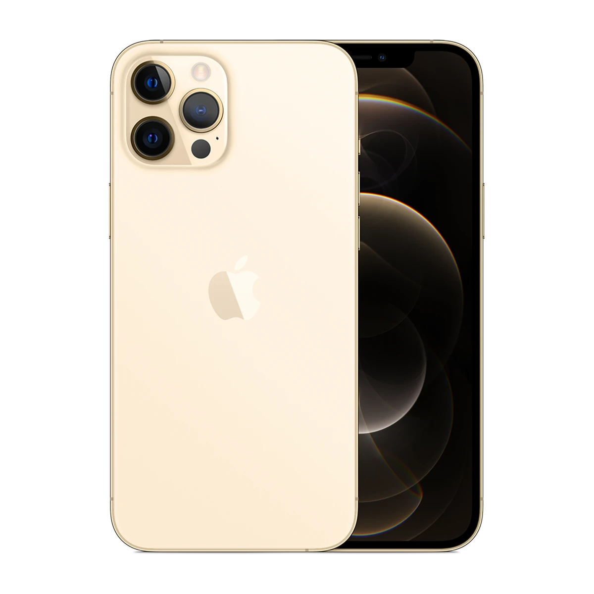 iPhone 12 Pro Max in Gold, exact-finish product view