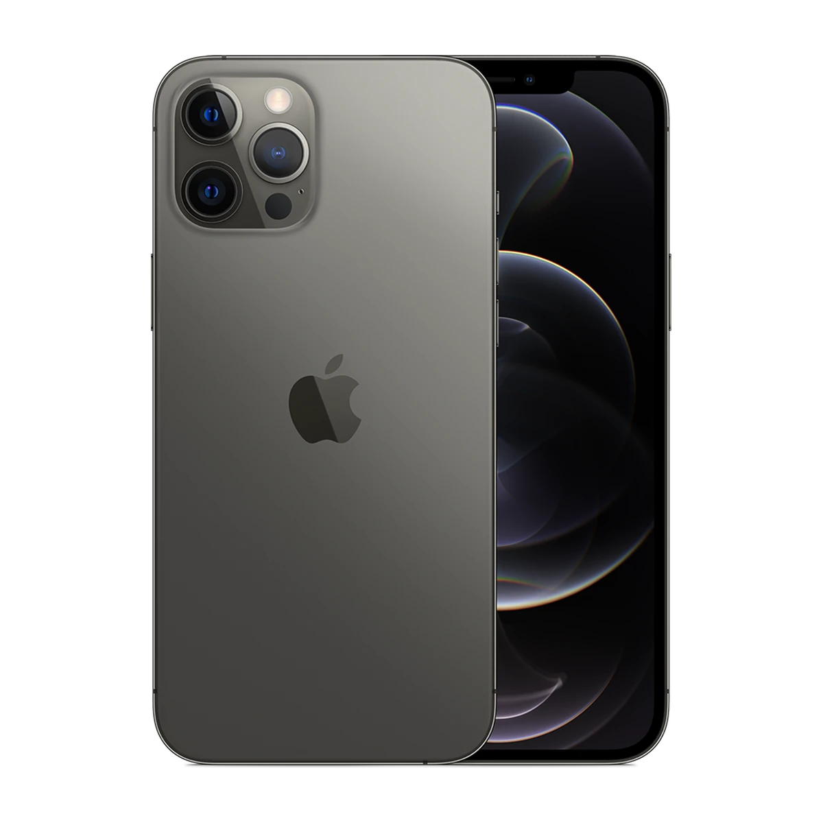 iPhone 12 Pro Max in Graphite, exact-finish product view