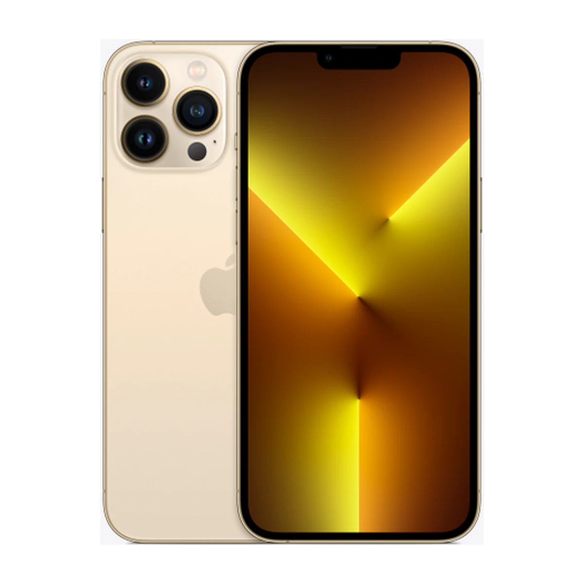 iPhone 13 Pro Max in Gold, exact-finish product view
