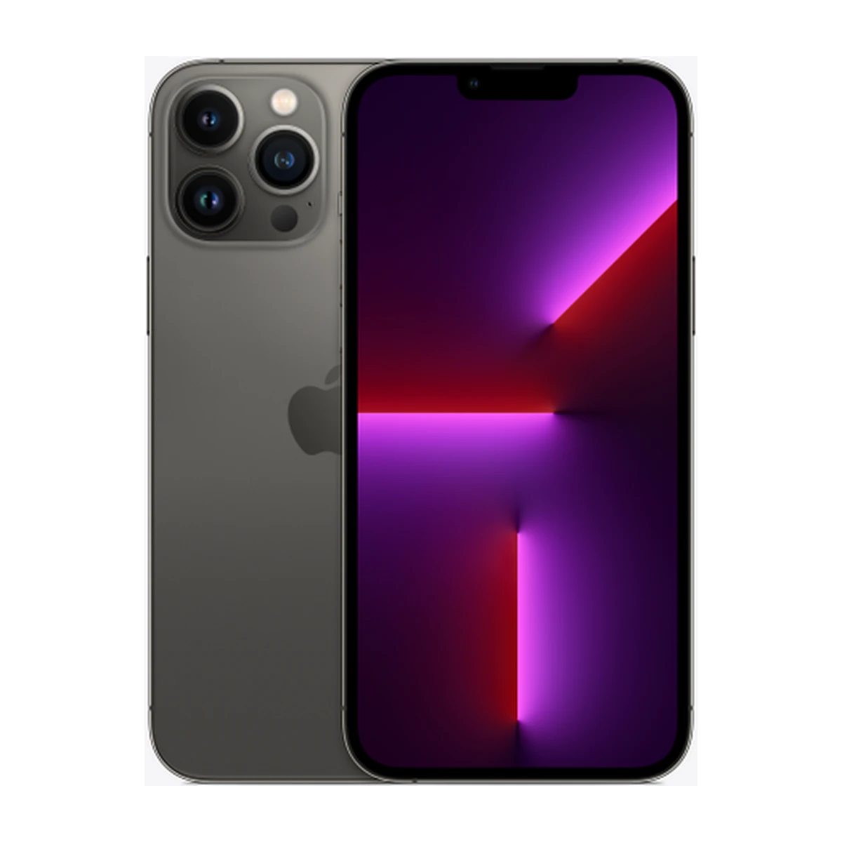 iPhone 13 Pro Max in Graphite, exact-finish product view