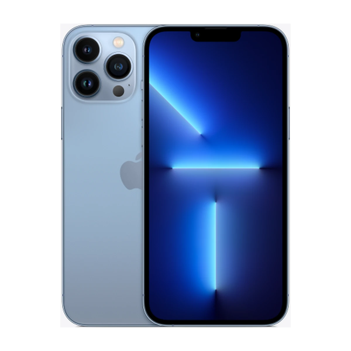 iPhone 13 Pro Max in Sierra Blue, exact-finish product view