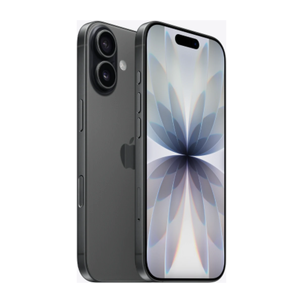 iPhone 17 in Black, exact-finish product view