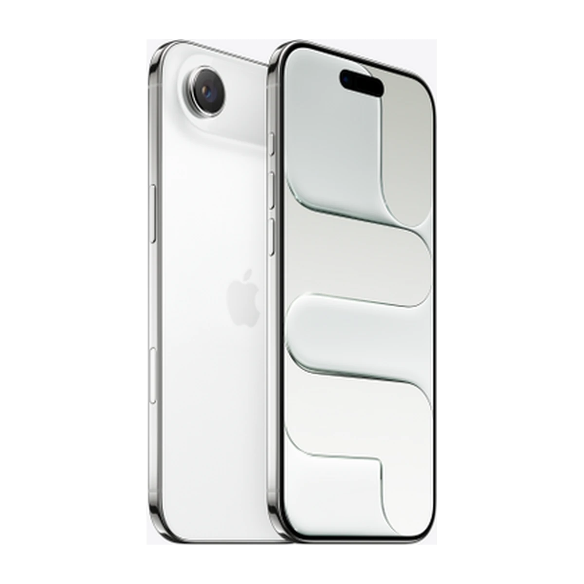 iPhone Air in Cloud White, exact-finish product view
