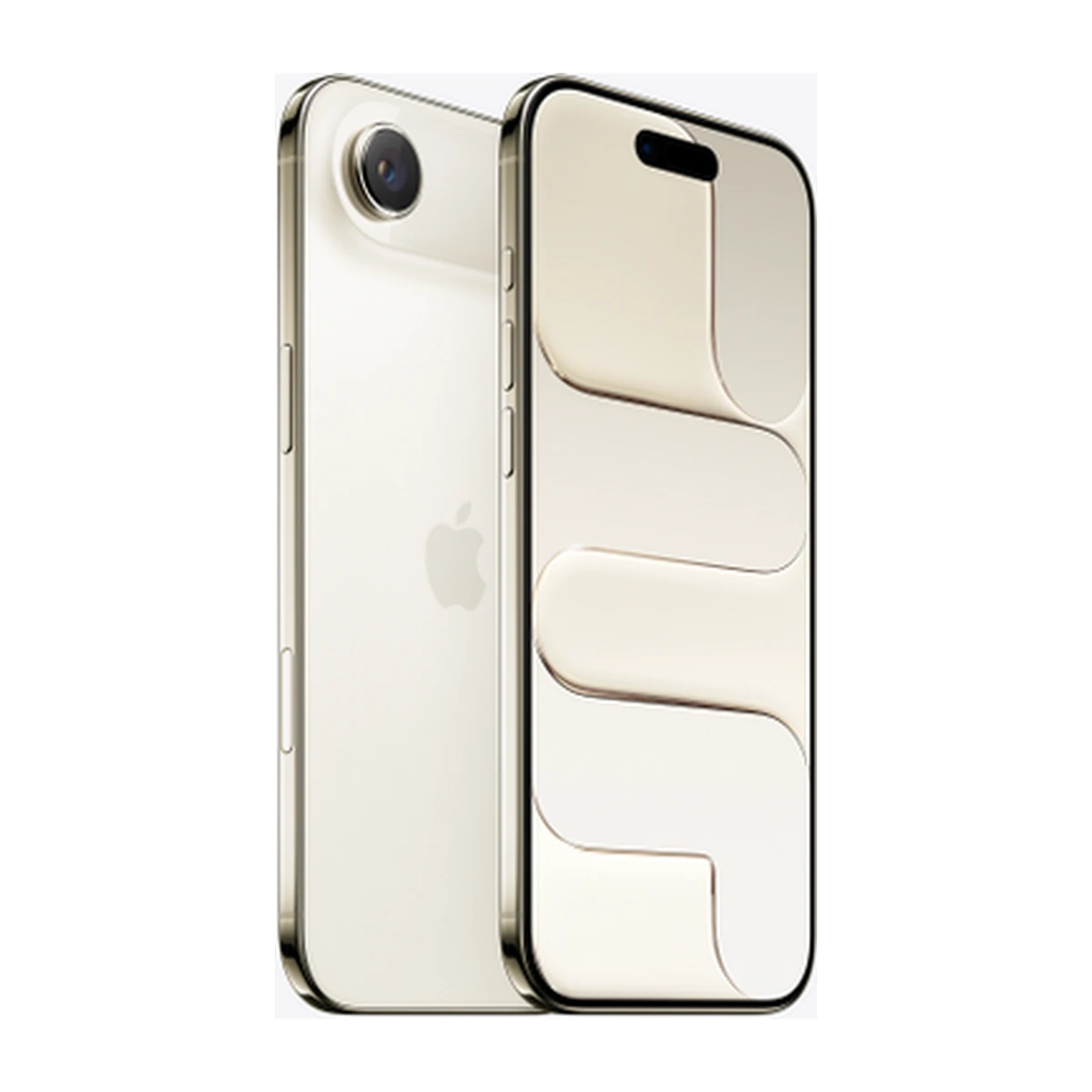 iPhone Air in Light Gold, exact-finish product view
