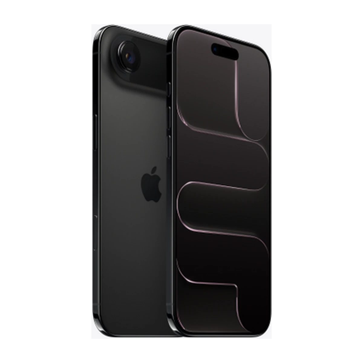 iPhone Air in Space Black, exact-finish product view